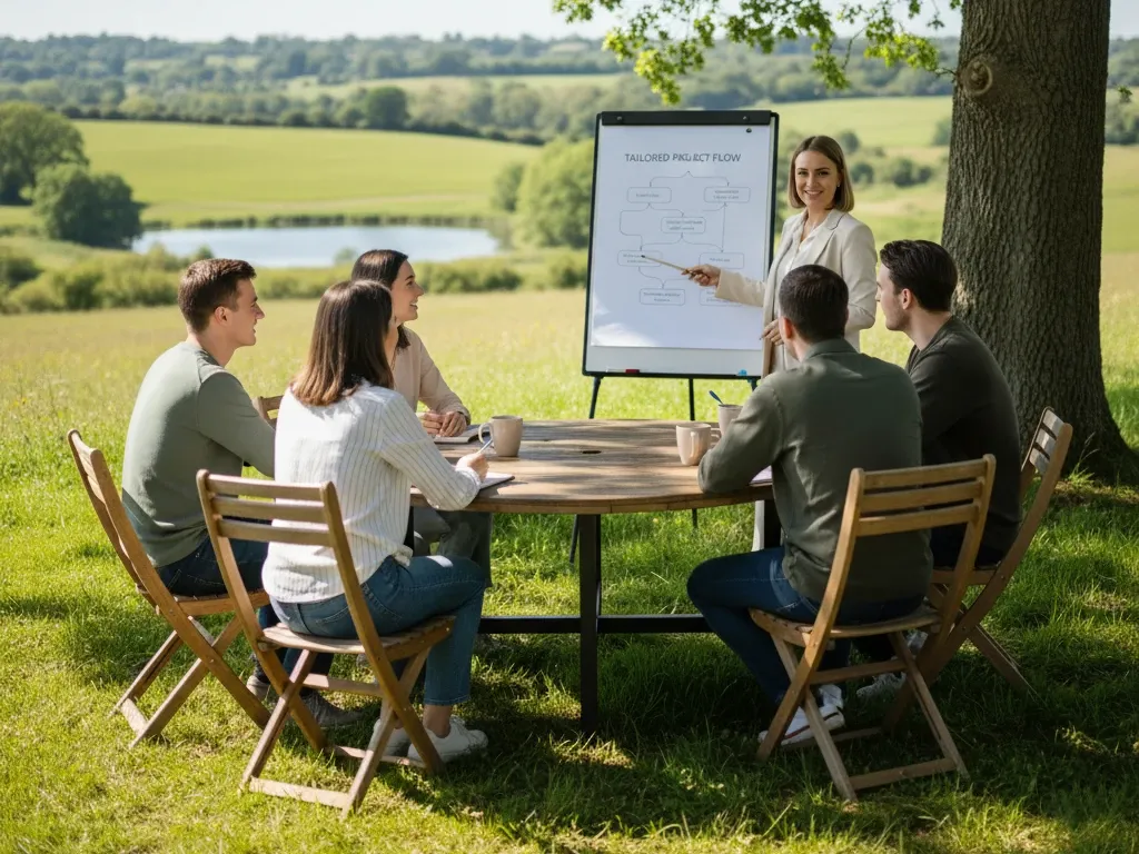 Group work outdoors